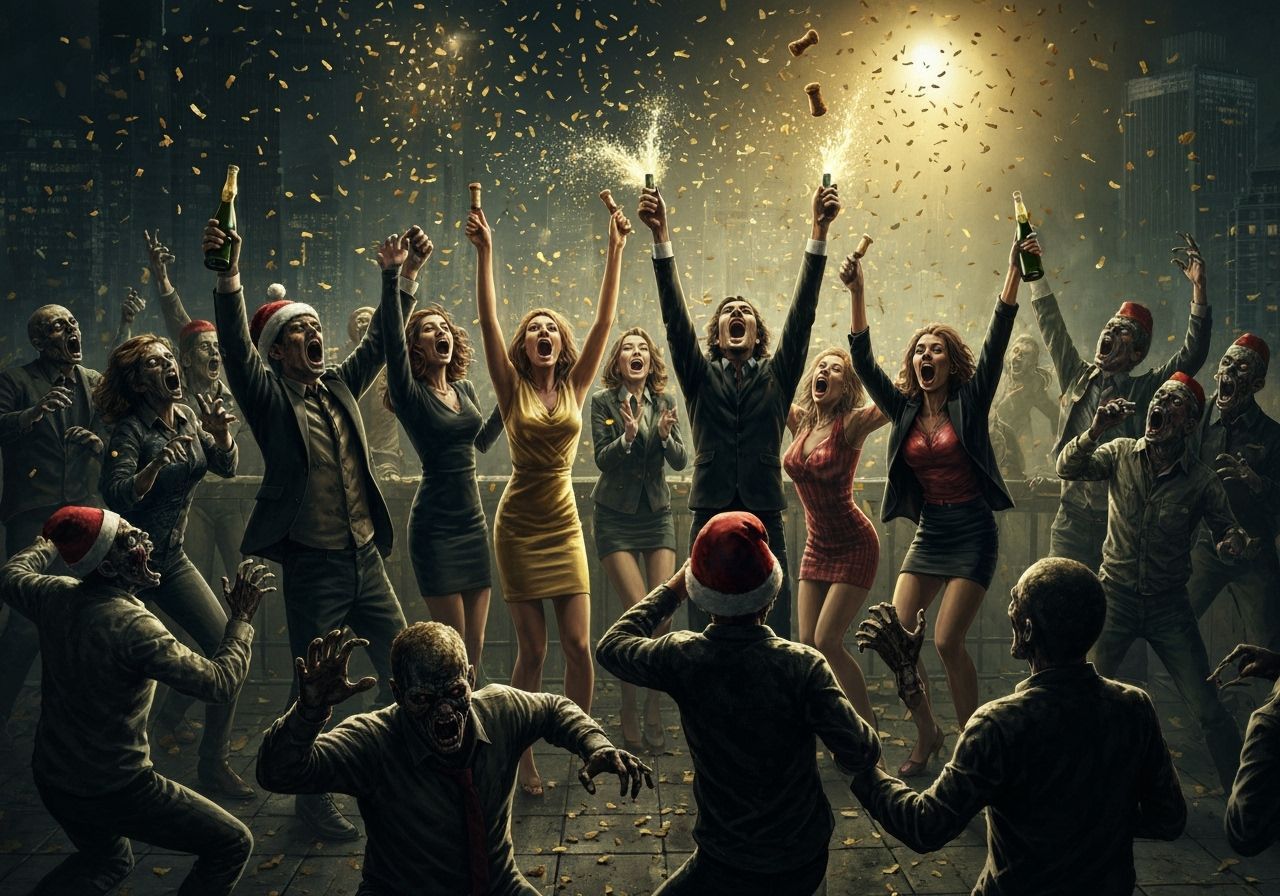 New Year's Eve Celebration Besieged by Zombies