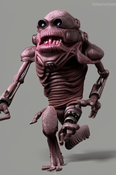 Photorealistic Android Movie Star Inspired by Comic Art