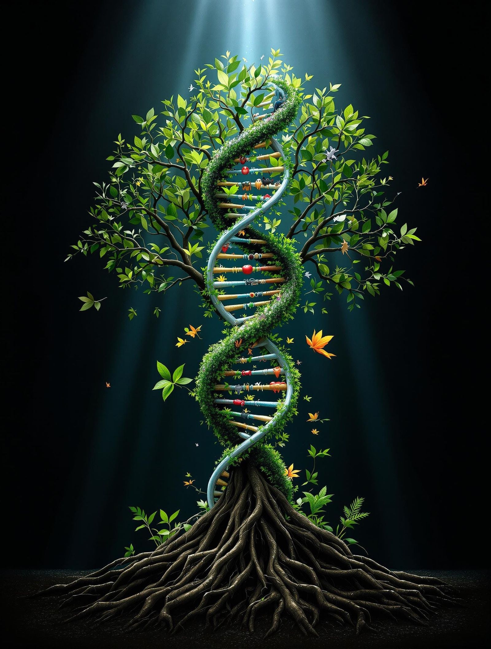 Evolutionary Tree of Life in Ancient Woodland