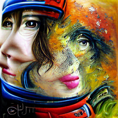 Explorer in Hypersleep Chamber: Digital Art