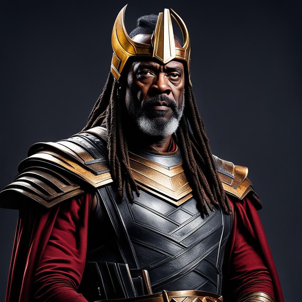 Vondie Curtis-Hall as Heimdall: Marvel-Style Rendering