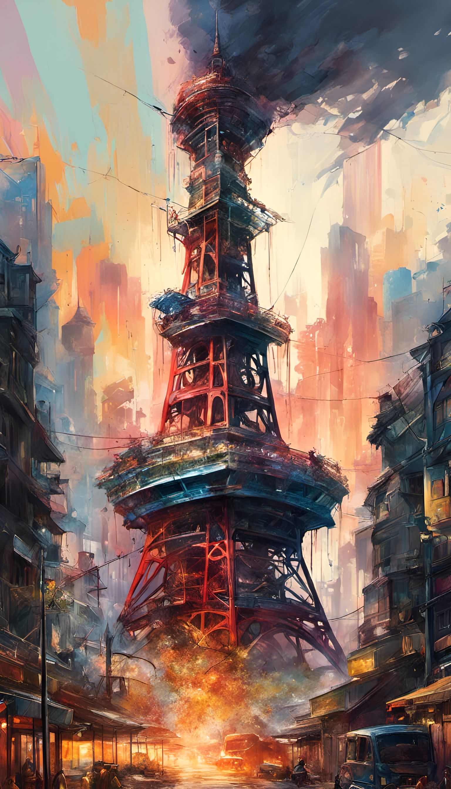 Blazing Tokyo Tower