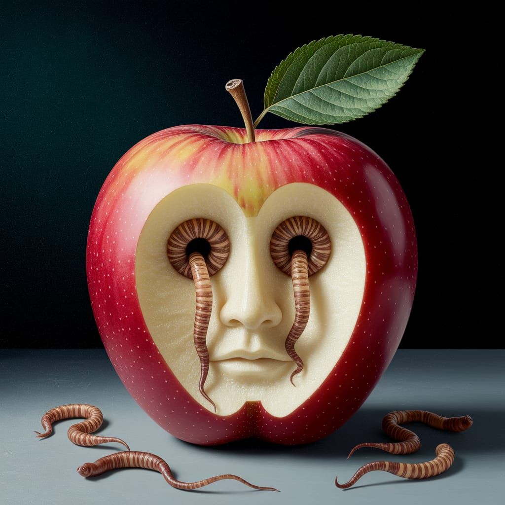 A Gruesome Still Life in Vibrant Oil on Canvas