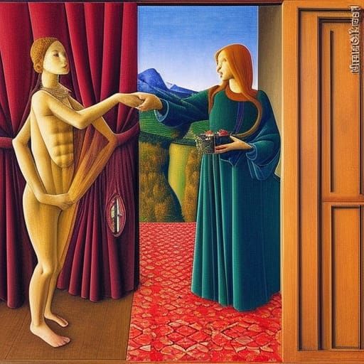 Golden Staircase Realization: Botticelli and Petrov-Vodkin S...