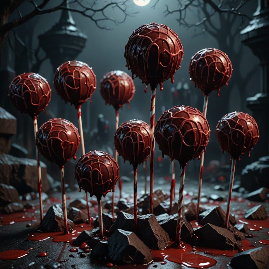 Blood Lollipops in a Fantasy World