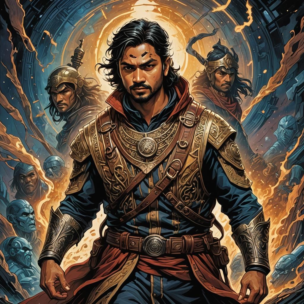 Kunal Khemu in Kalyug: Comic Book Oil Painting