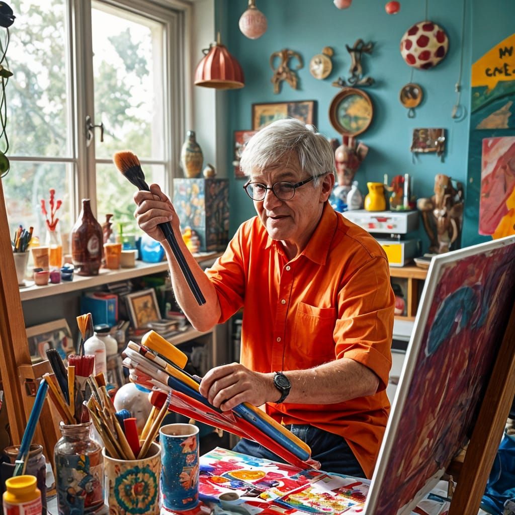 David Hockney Unveils Vibrant New Brush Collection