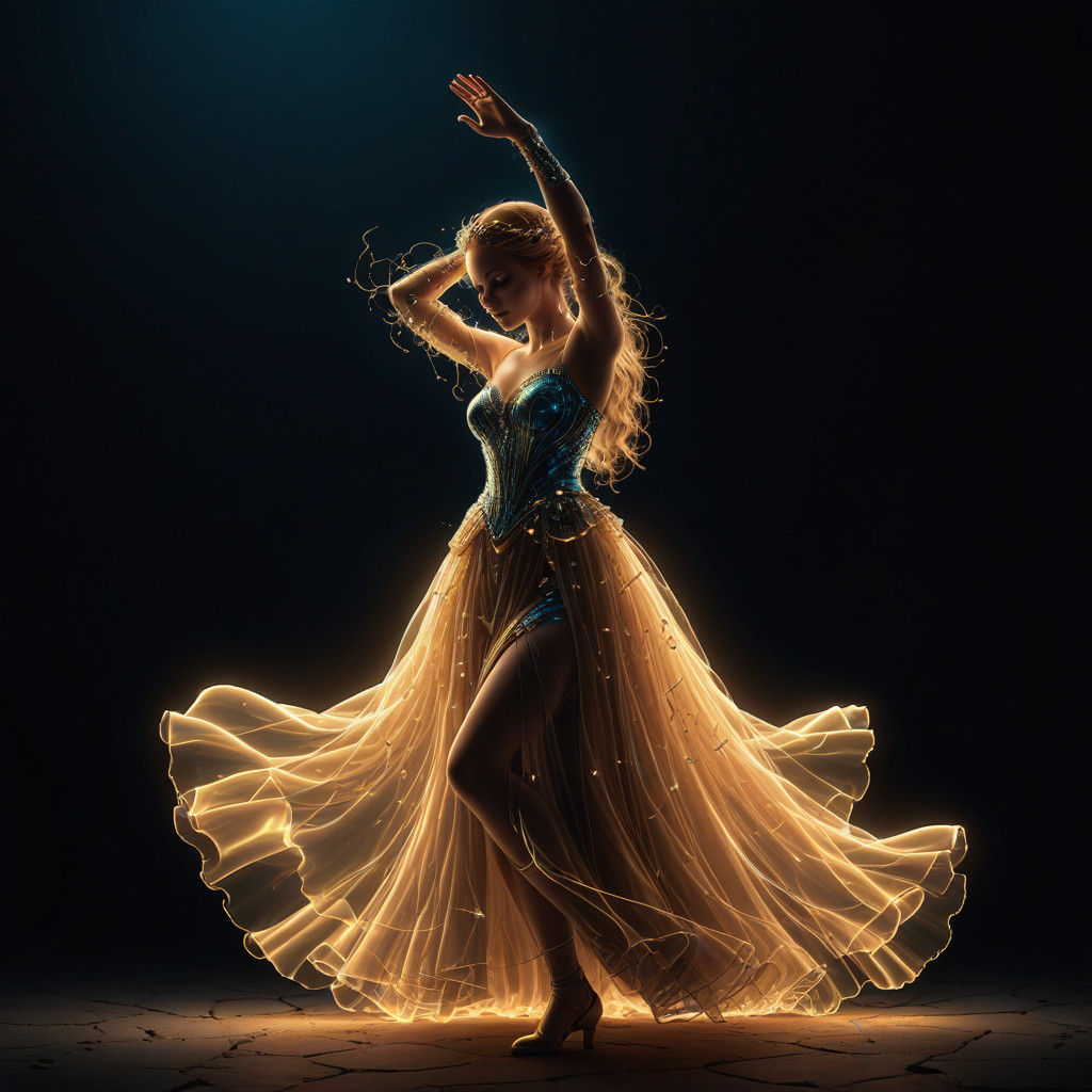 Ethereal Digital Dance