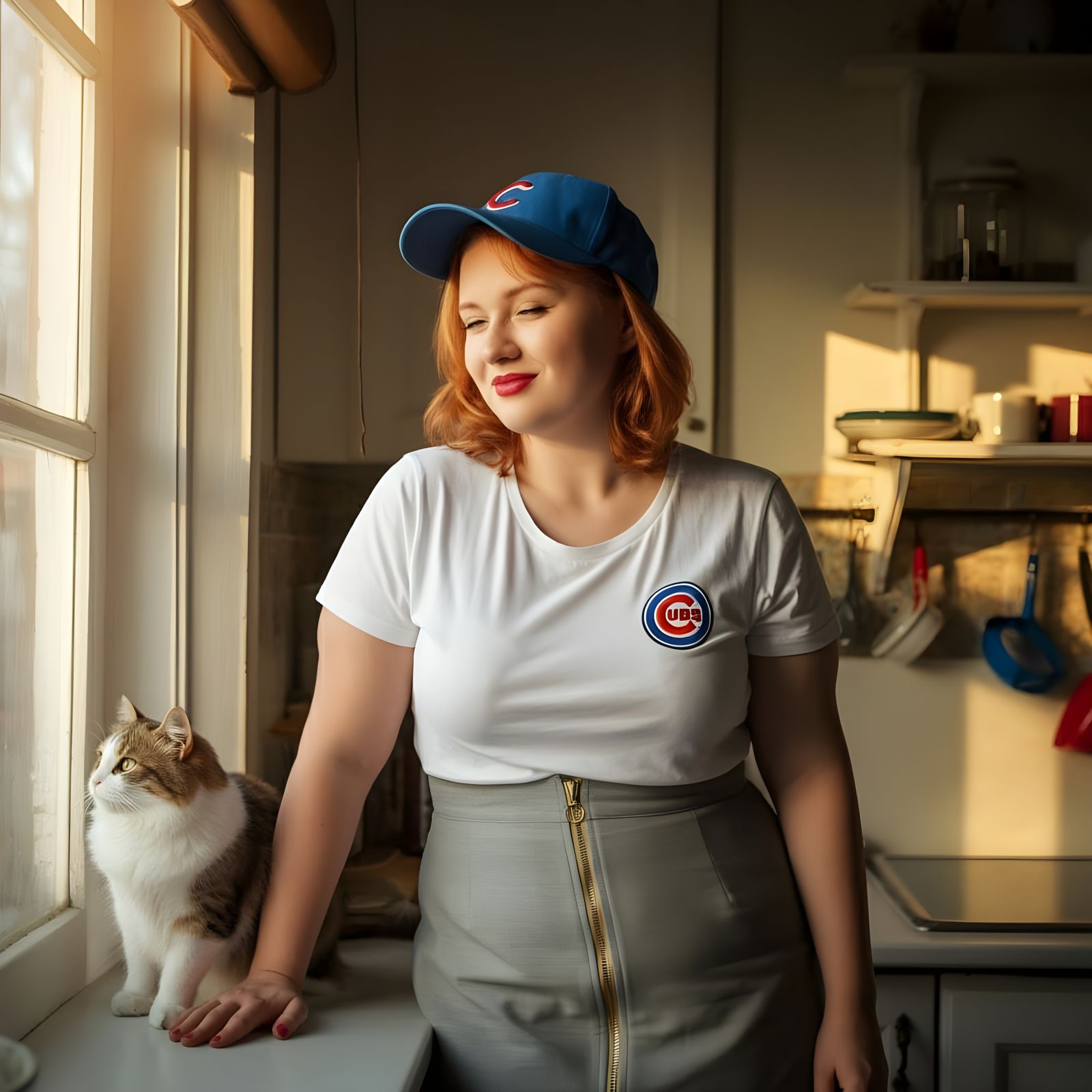 Surreal Rural Woman Captured in Photorealistic Style