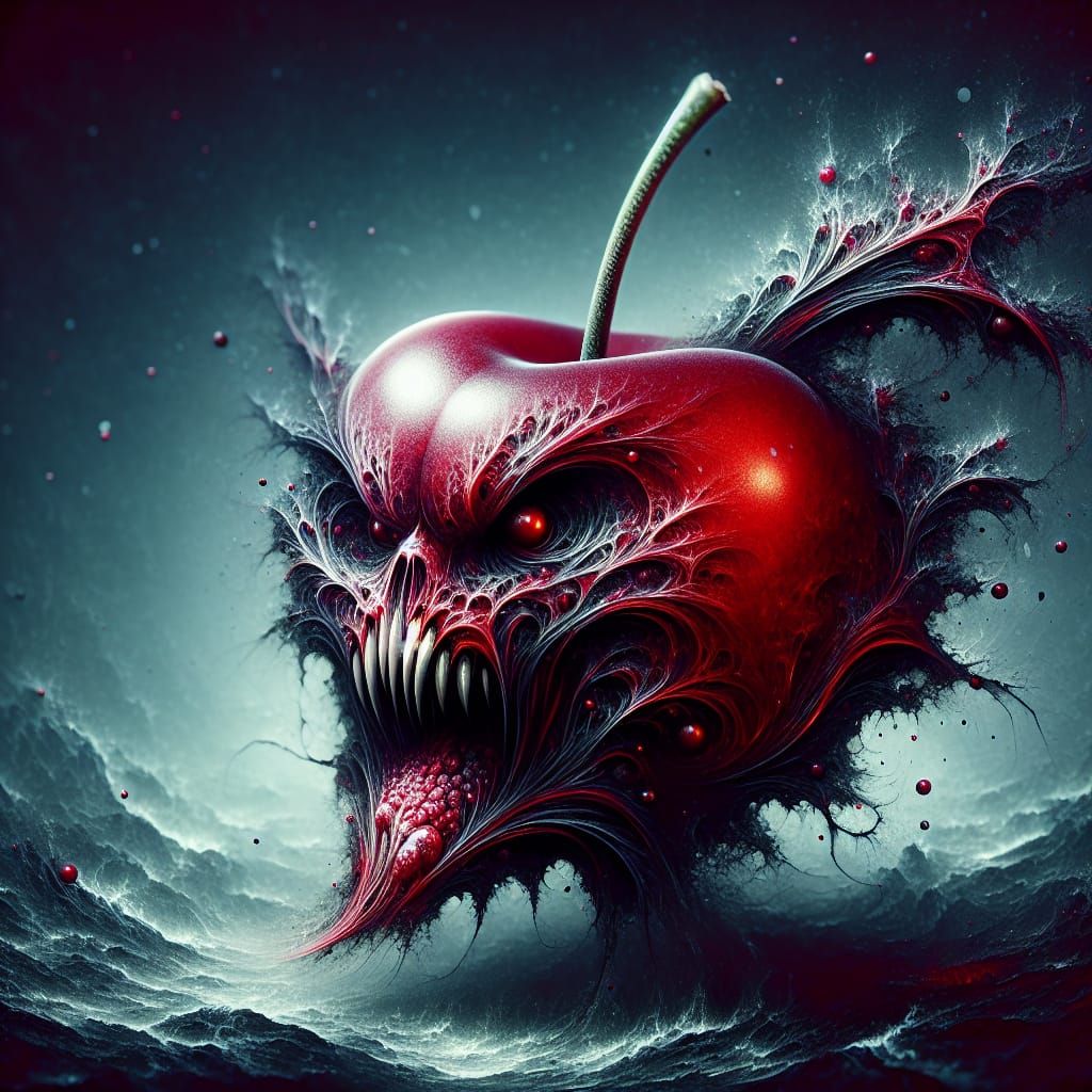 Evil Cherry: Fantastical Matte Painting Concept Art