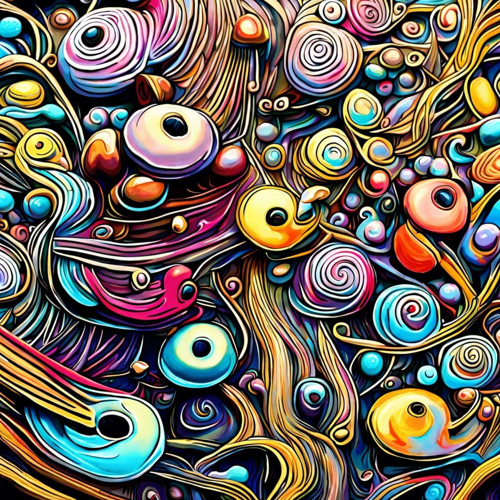 Hyperdetailed Snail in Rain, Photorealistic Image