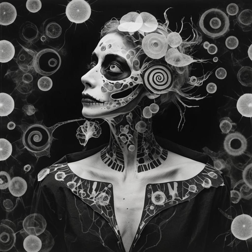 Spooky Photogram: Rayograph and Solarization Techniques