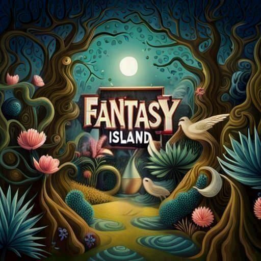 Billboard Sign Displaying the Word Island