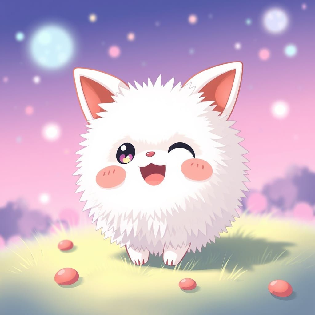 Cute Anime Character in Adorable Style