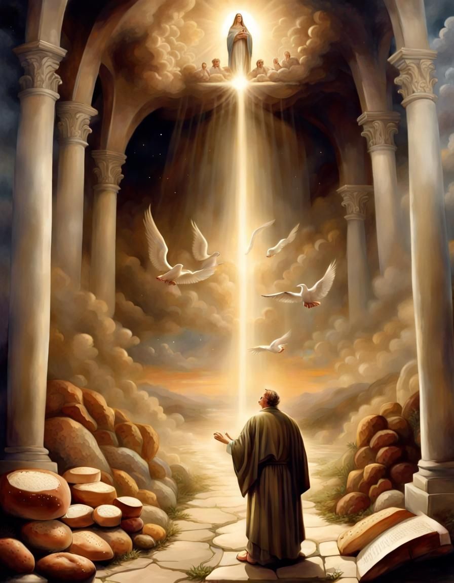 Heavenly Matte Painting with Intricate Details