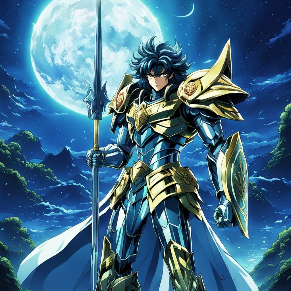 Pisces Knight Saint Seiya Anime Key Visual
