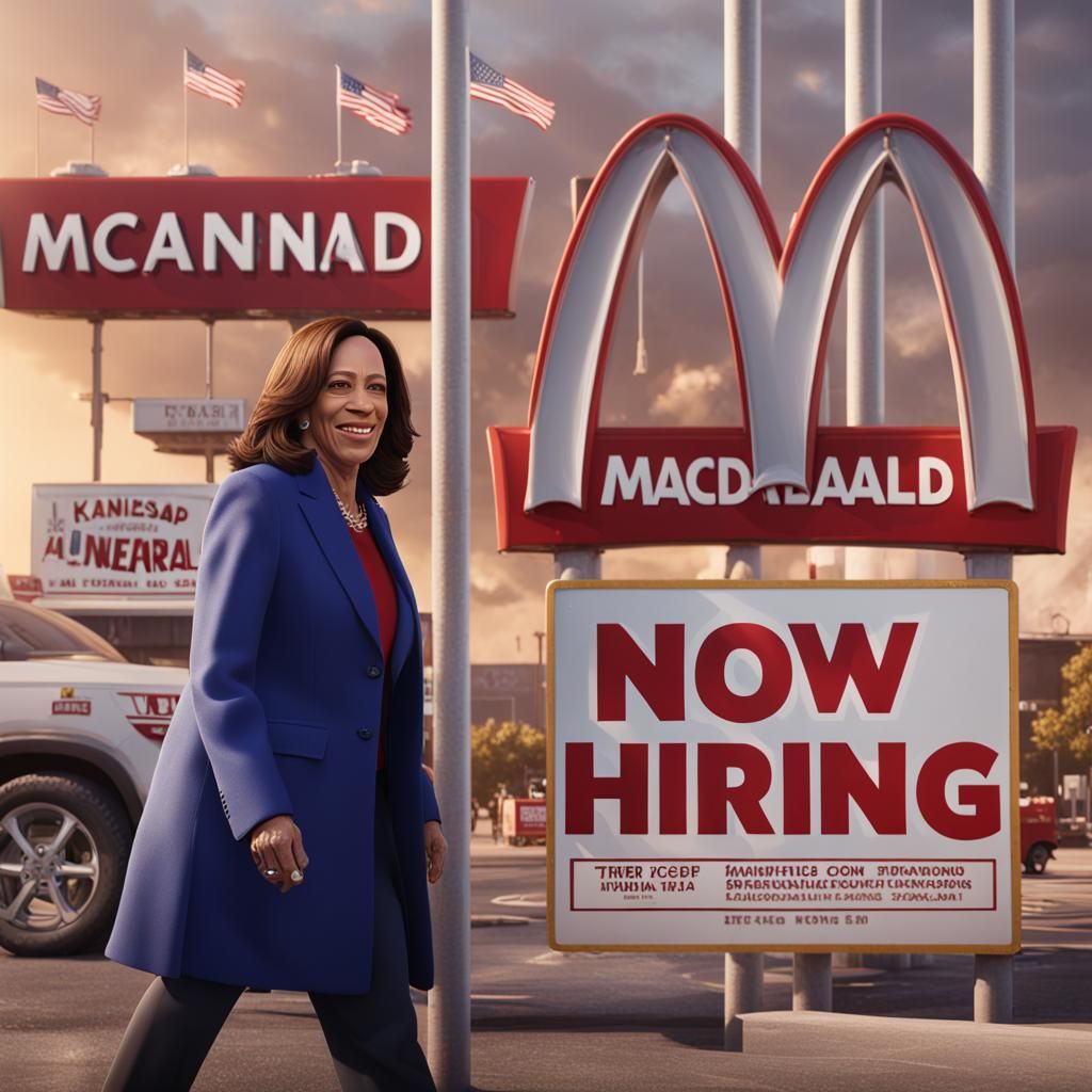 MacDonald's Hires Kamala Harris: Fantasy Concept Art
