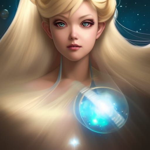 Rosalina Portrait in Space with Dynamic Lighting