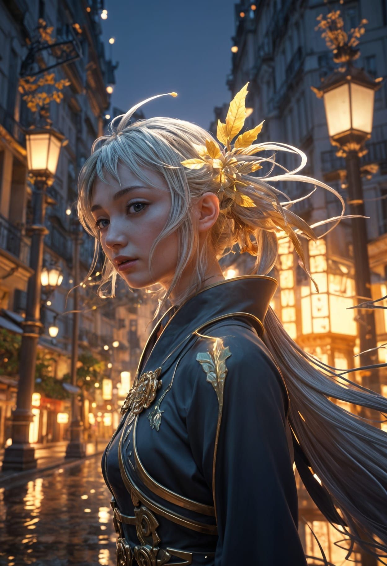 The Night of Parisian Lights: 

Anime Dryad