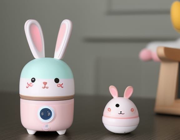 Adorable Rabbit Humidifier Character with Shy Personality