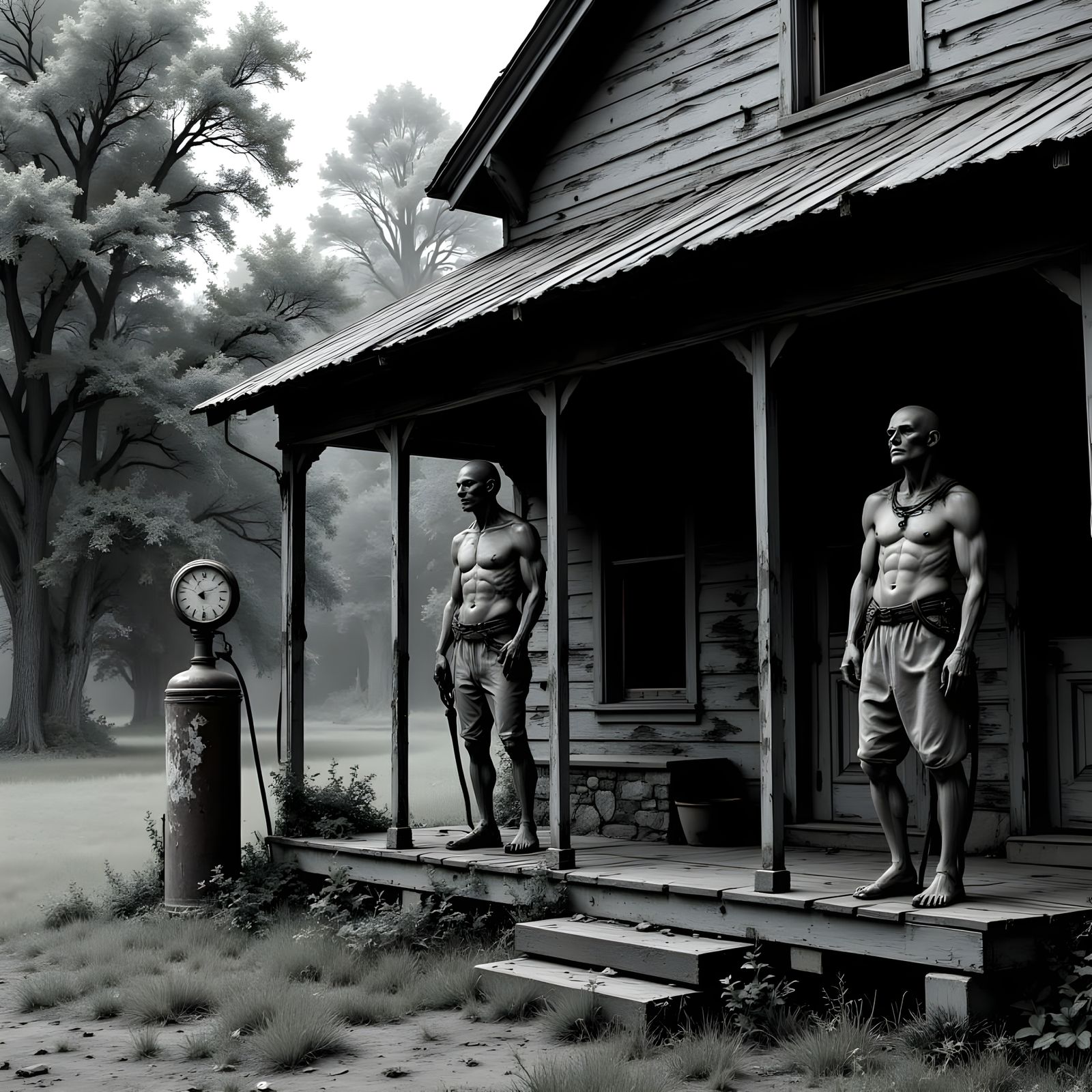 Abandoned Confederate Homestead in Decay