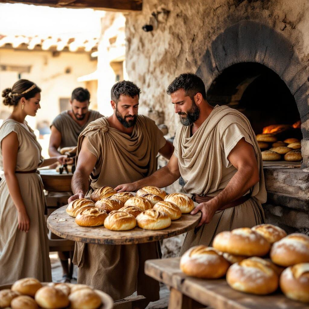 Daily life in ancient rom: Bakery 1