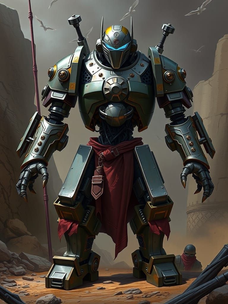 Warforged Robot Ready for Battle