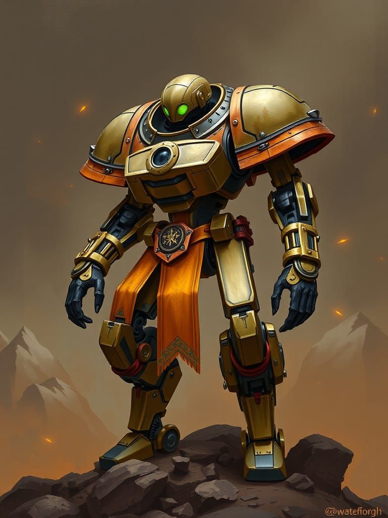 Warforged Robot from Dungeons and Dragons