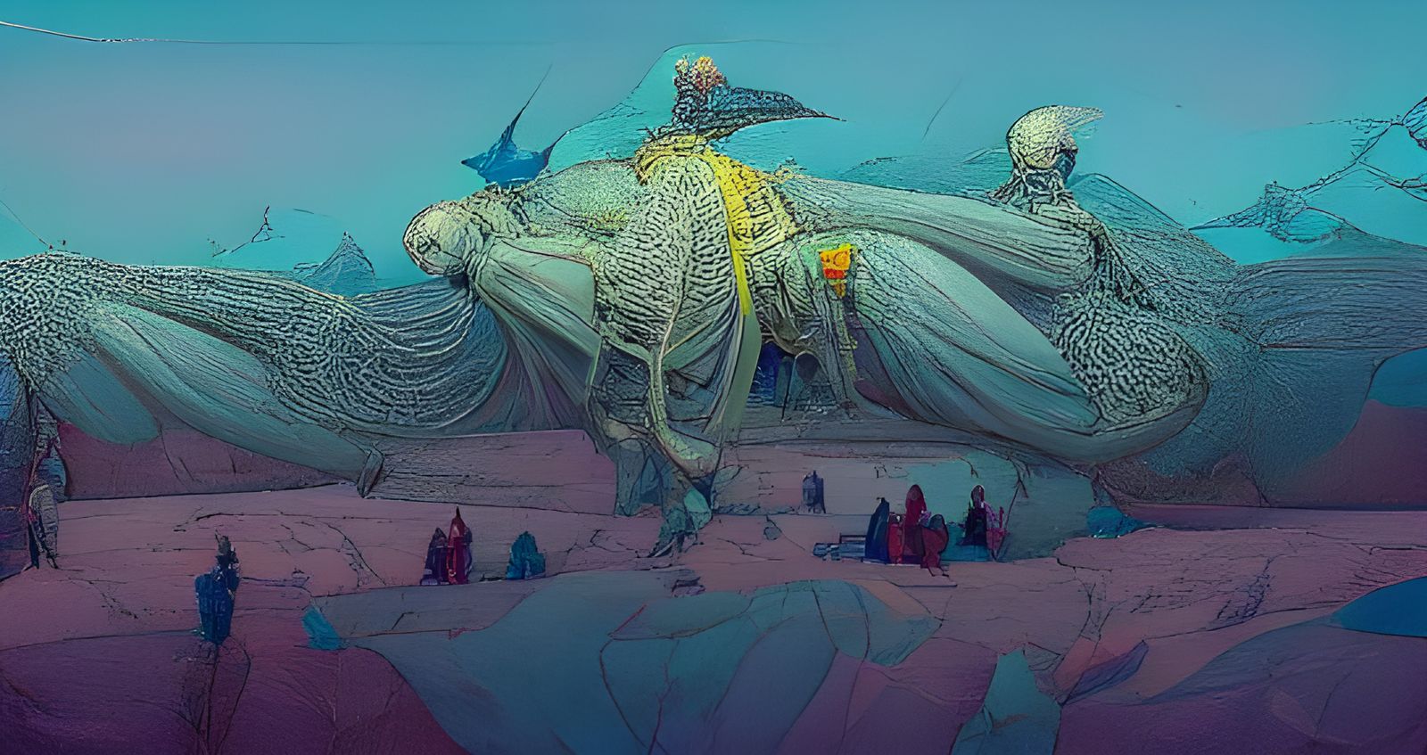 Futuristic Maximalist Moebius Dream