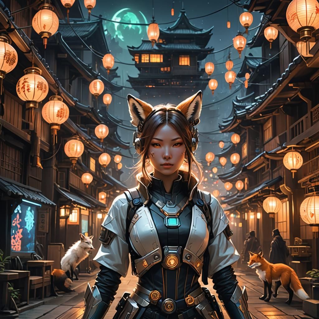 Cyber girl - Kitsune 00