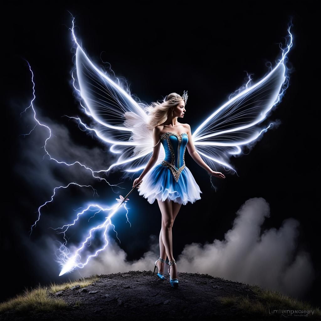Ethereal Fairy Born From Lightning Strike