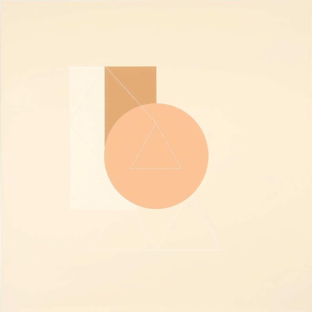 Geometric Harmony in a Muted Palette