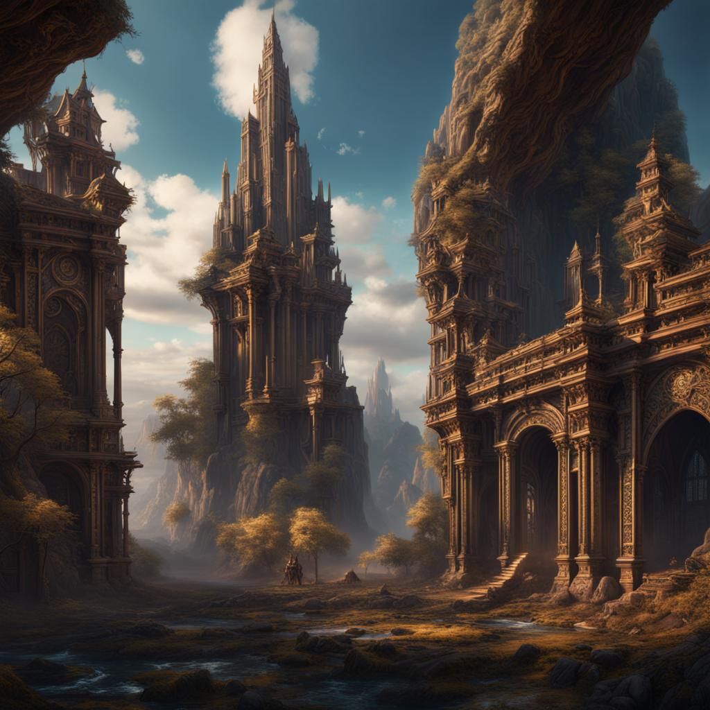 Ancient Technology in Detailed Matte Painting