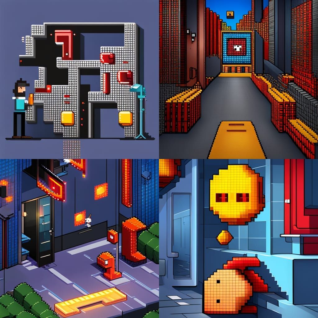 Pixel Pac-Man: Retro Arcade Icon