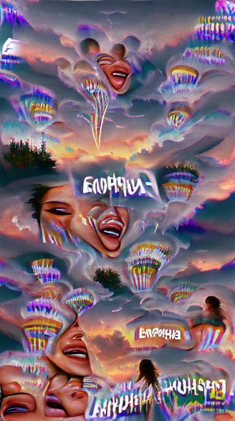 Colorful Abstract Design of Euphoria