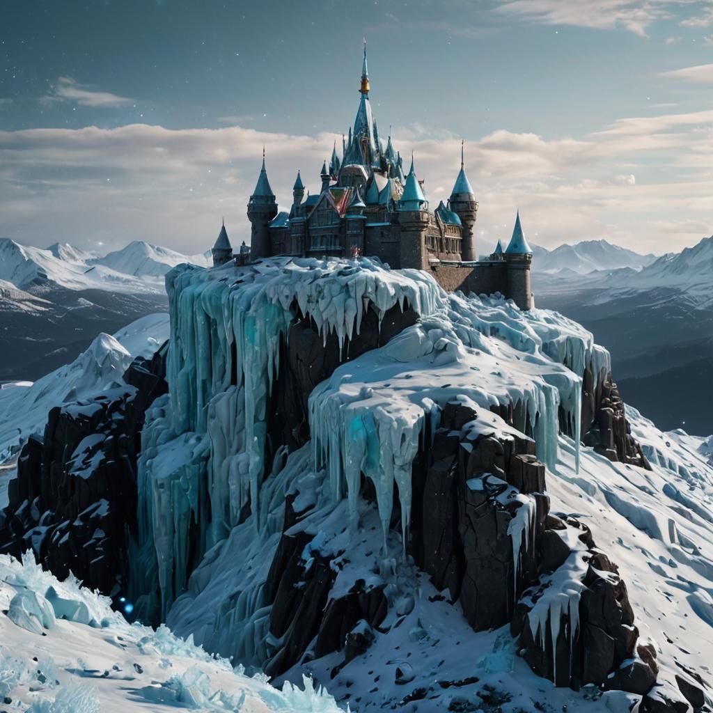 Cosmic Castle in Frozen Eternity