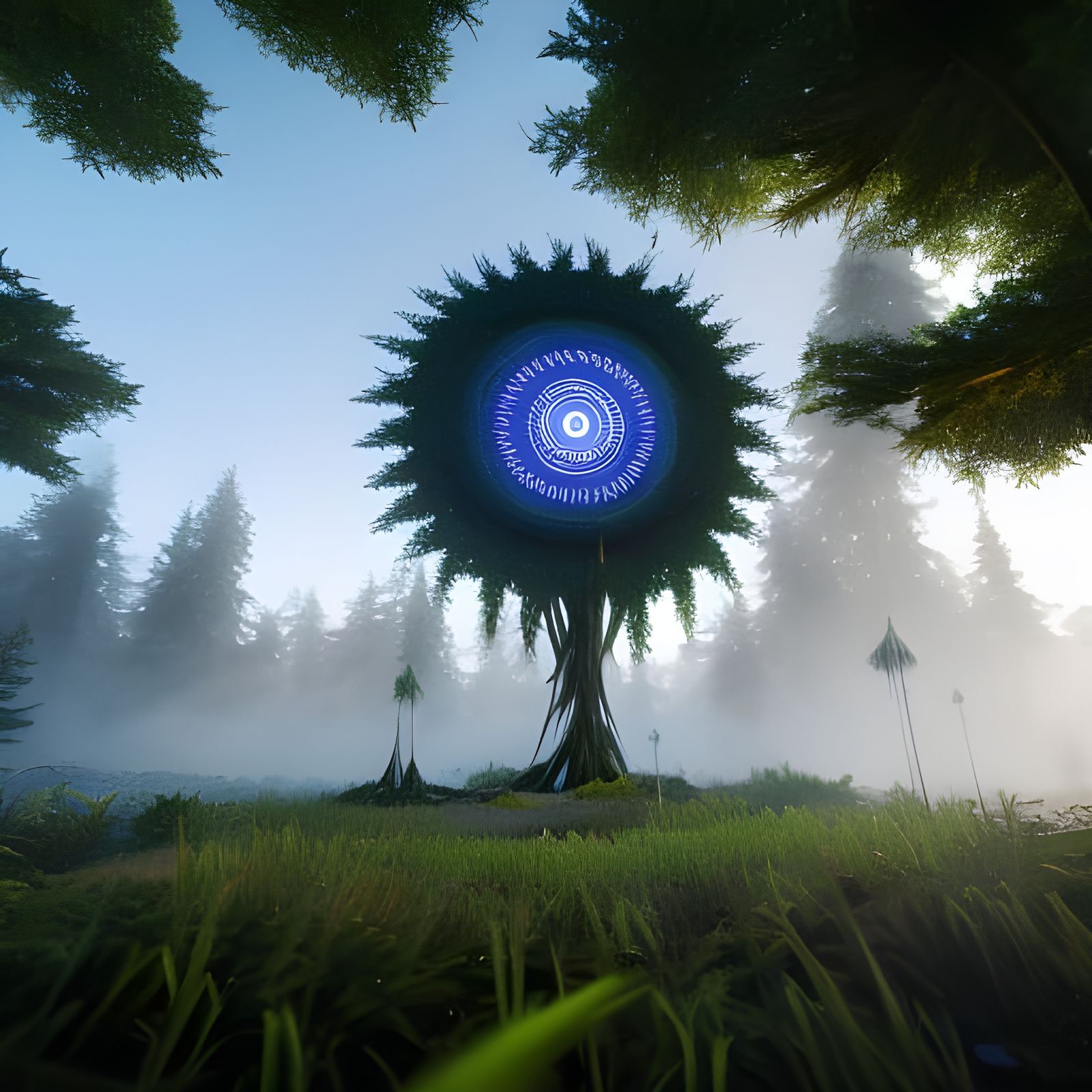 Giant Spider's Dreamcatcher: Abstract 3D Game Art