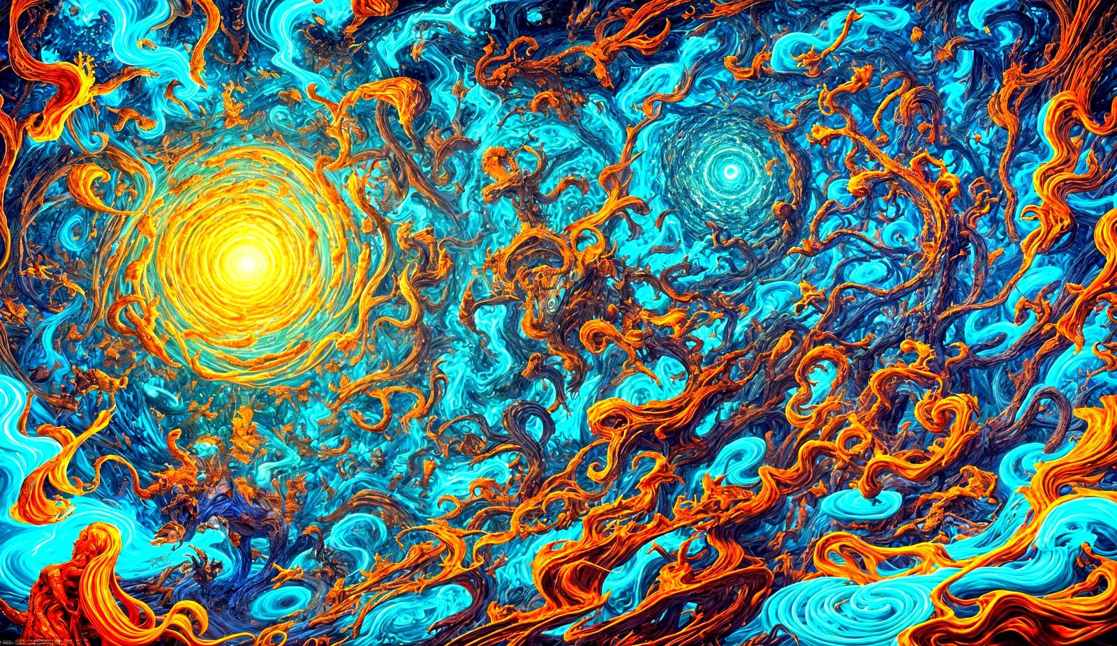 Surreal Nightmarish Composition With Bizarre Intricacies