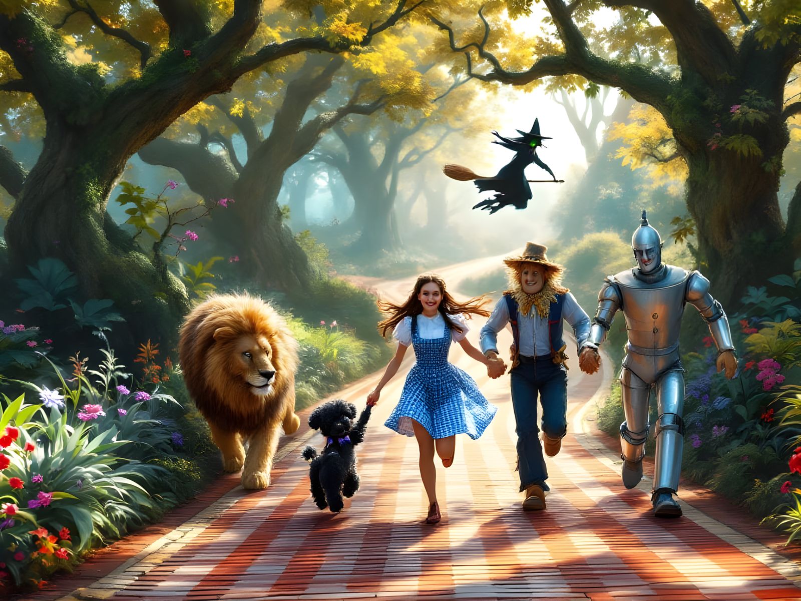 Follow the Gingham Brick Road