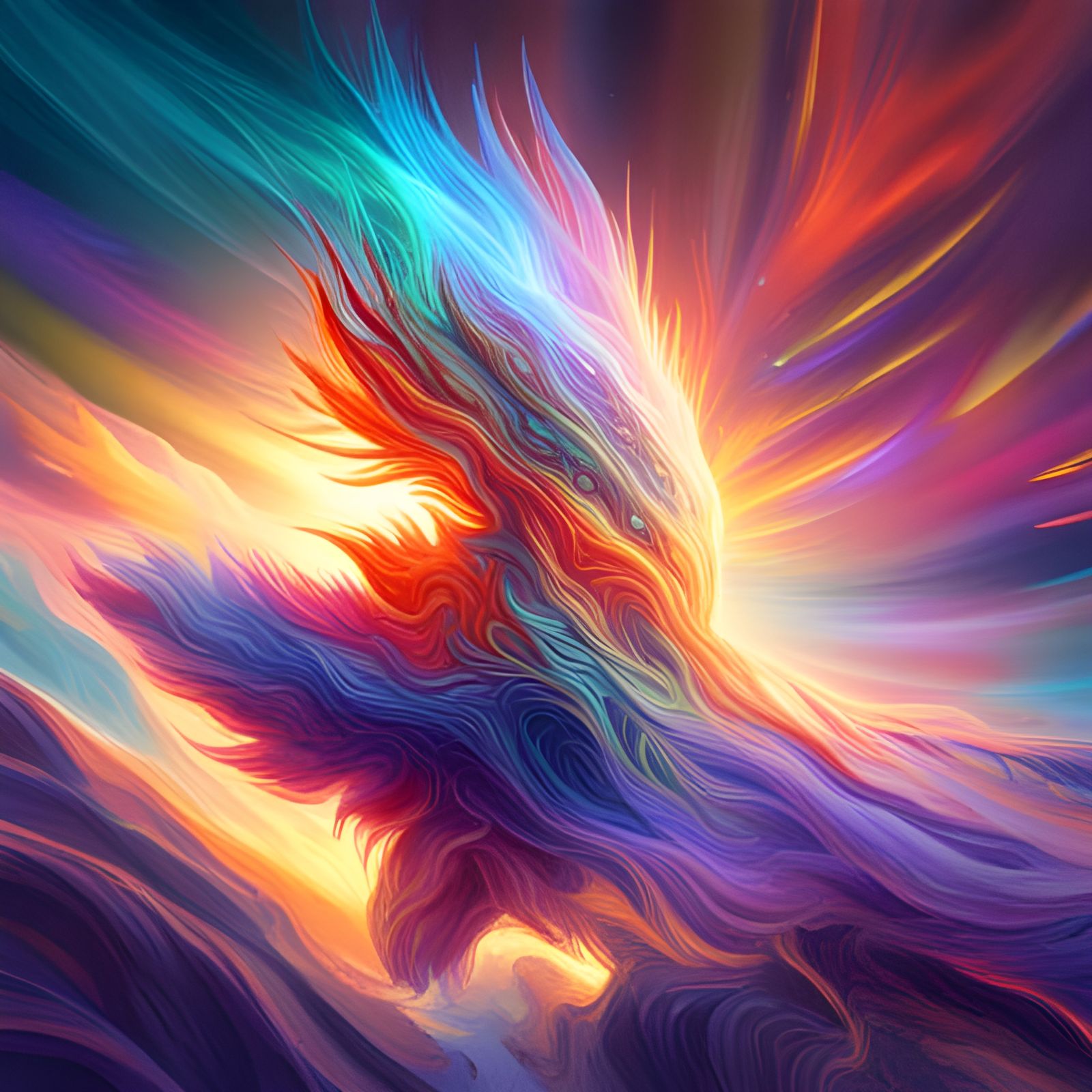 Detailed NeRF Render of Merging Colorful Virii