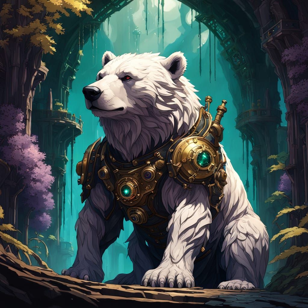 Majestic Spirit Bear Guards the Spirit Realm