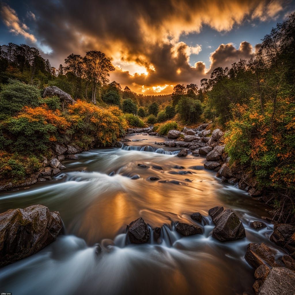 Stunning Hyperrealistic Winter Landscapes in Dramatic Lighti...