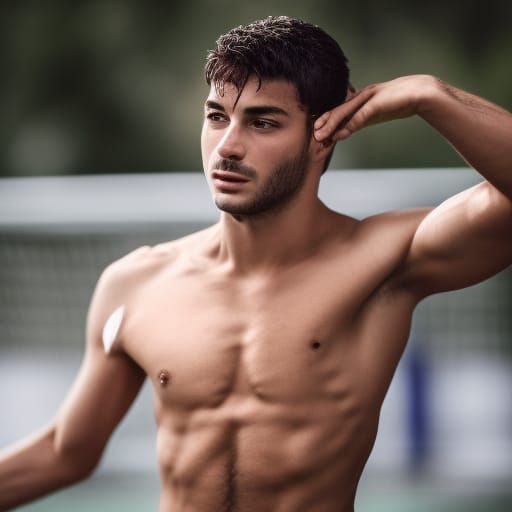 Teen Soccer Player in Natural Light Photo