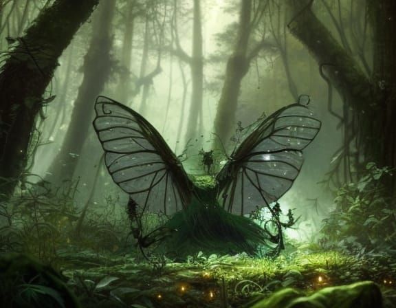 Mysterious Enchanted Forest Concept Art