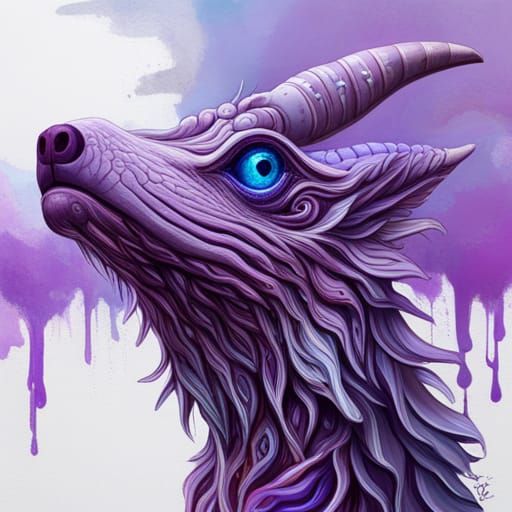 Cybernetic Zoology: Biomechanical Design with Purple Accents