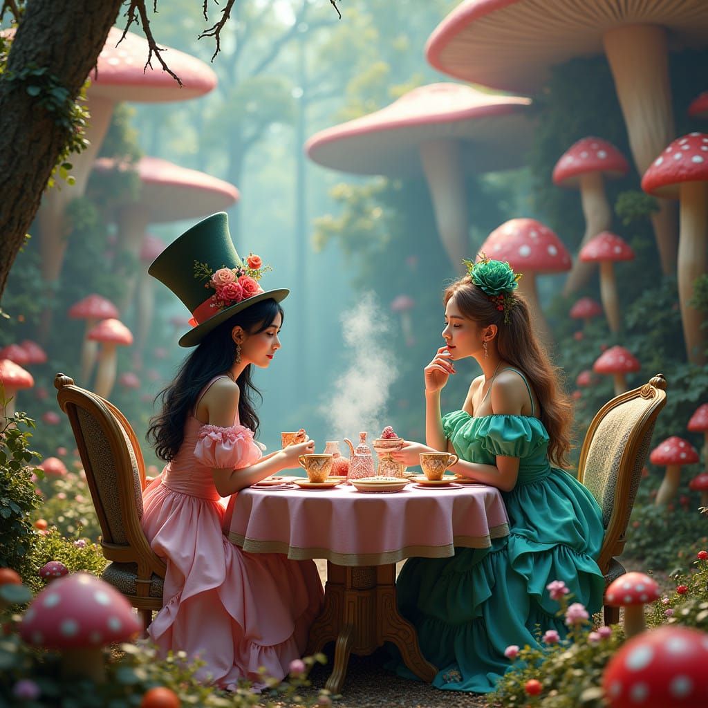 Surreal Wonderland Whimsy: Alodia and Isabel at the Enchante...