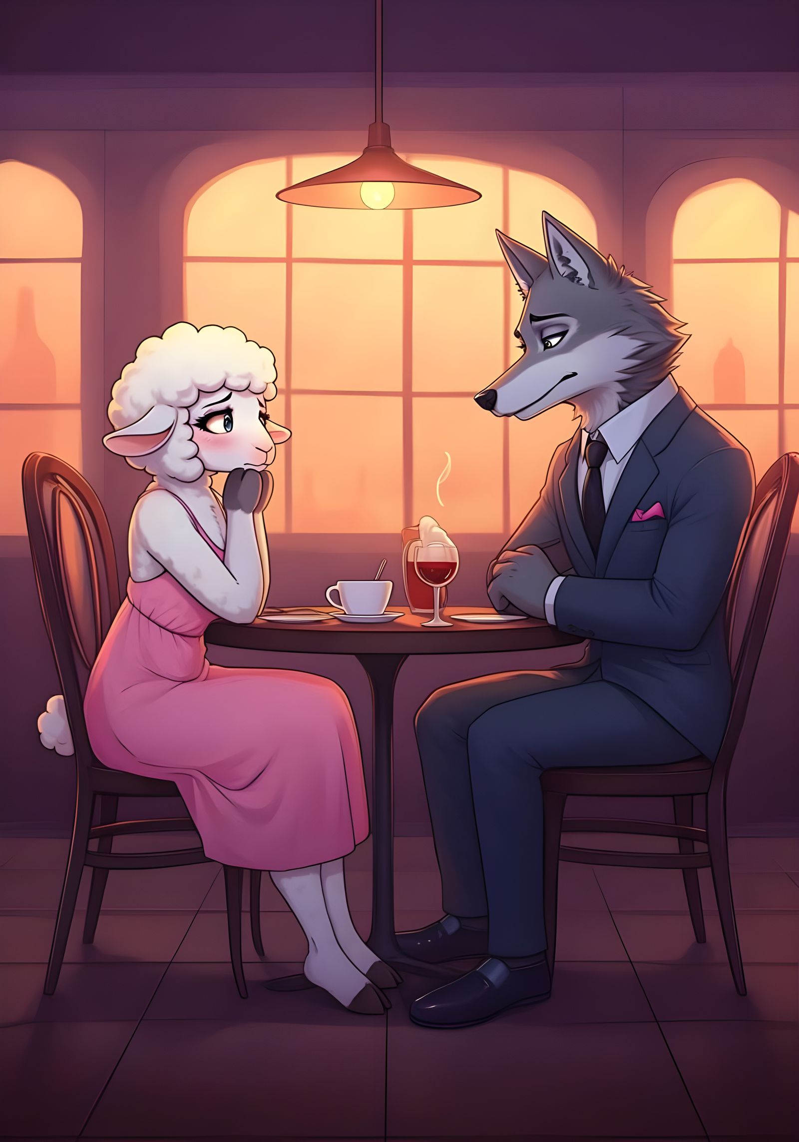 Anime Lamb's Tense Date with a Wolf