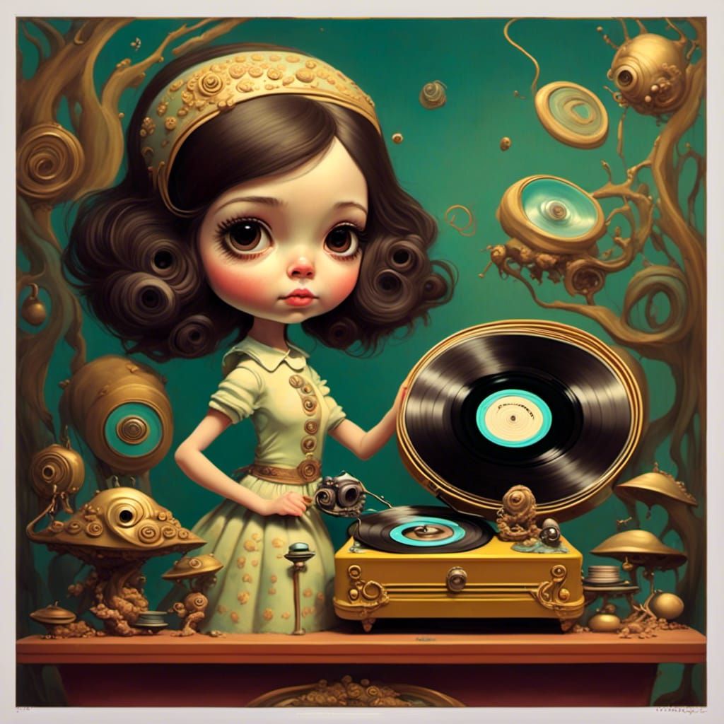 Celeste's LP collection