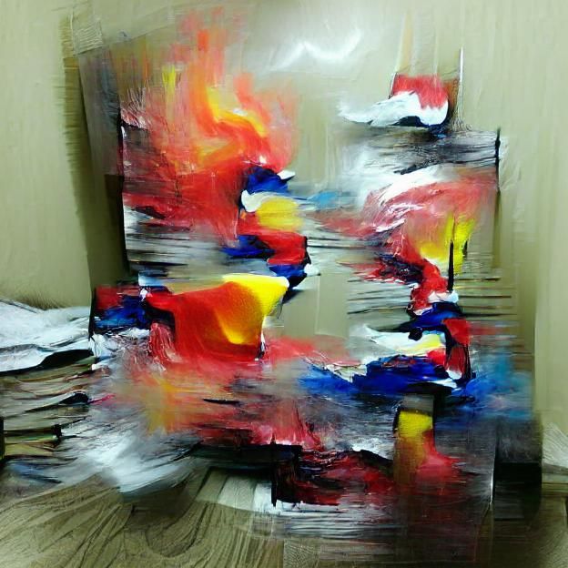 Abstract Color Field Painting