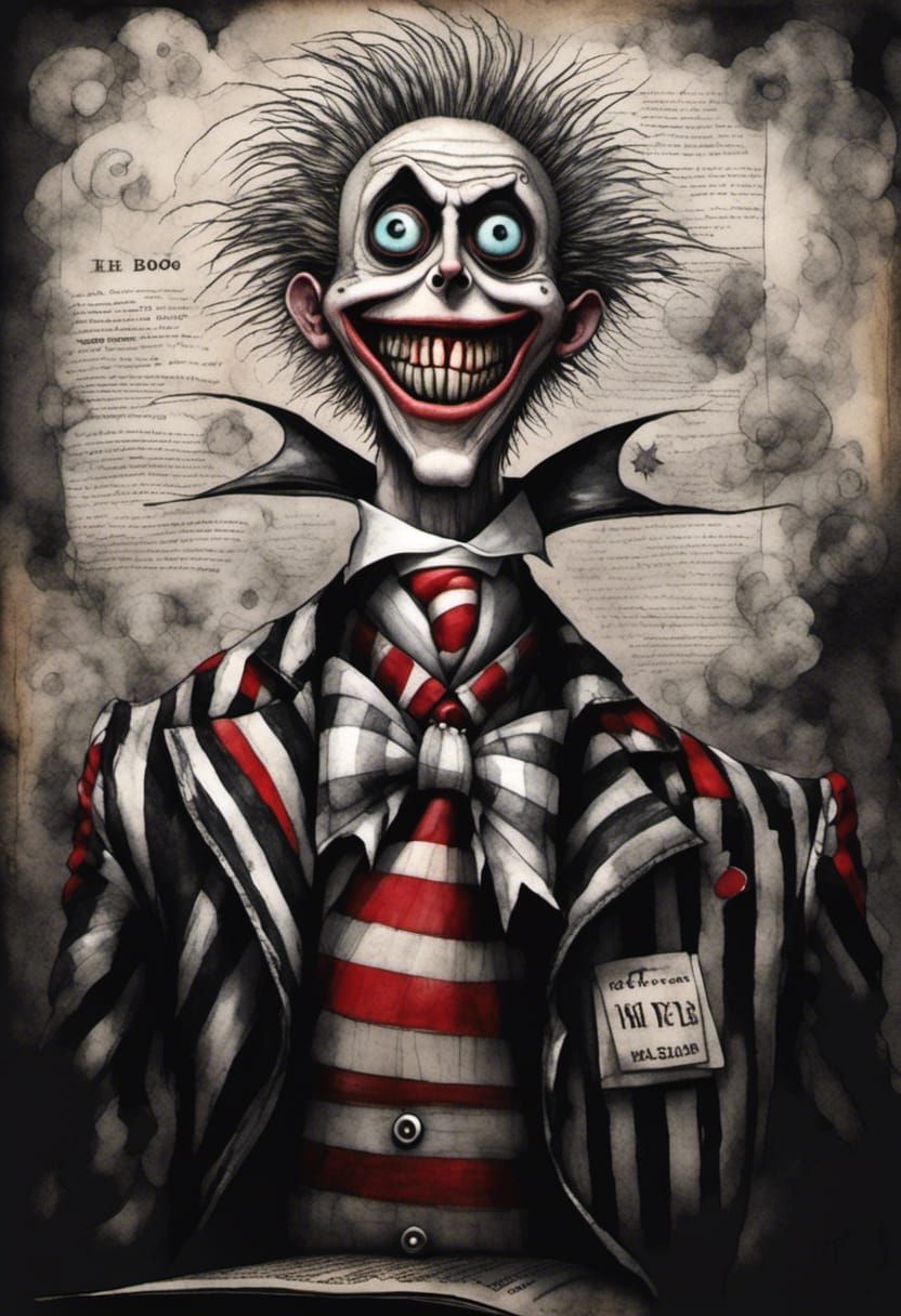 Surreal Encounter Between Good and Evil Spirits